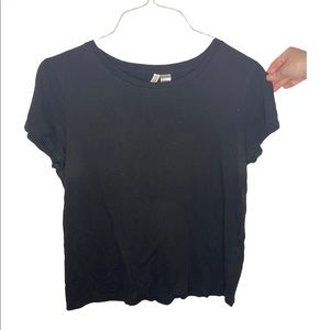 Divided Black Short Sleeve Shirt